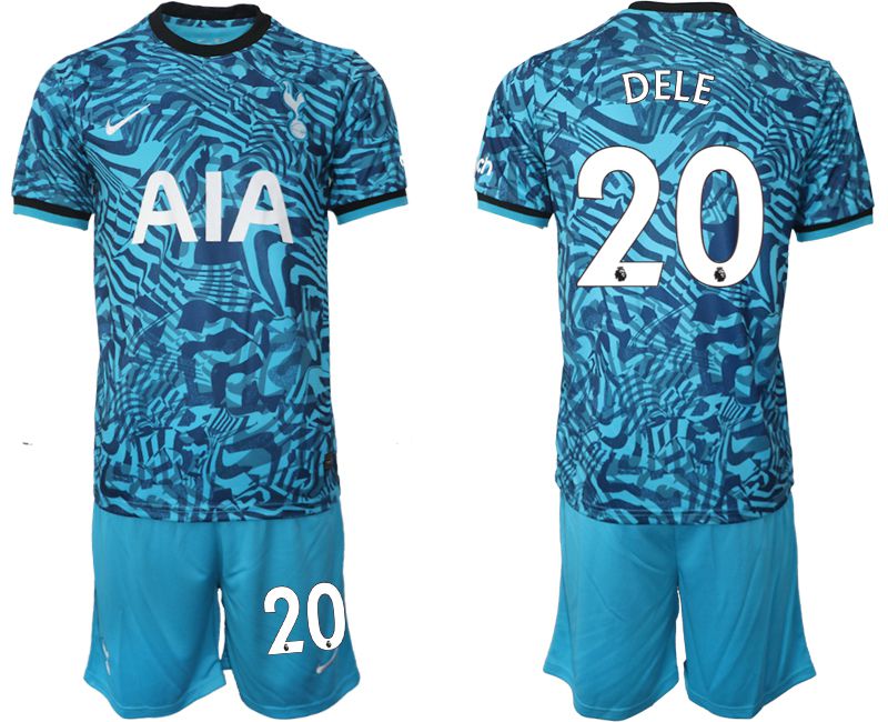 Men 2022-2023 Club Tottenham Hotspur away blue #20 Soccer Jersey